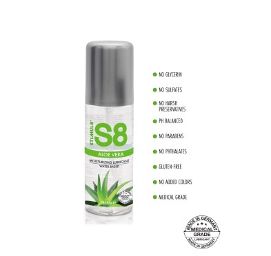 S8 WB Aloe Vera Lube 125ml Aloe Vera